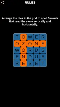 Five Words - A Word Matrix Puzzle Game Screen Shot 3