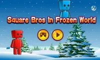 Two Players - Square Bros In Frozen World Screen Shot 0