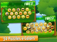 Forest - Kids Coloring Puzzles Screen Shot 3