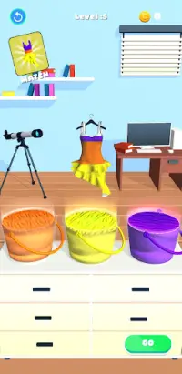 Tie Dye Clothes Game Screen Shot 1