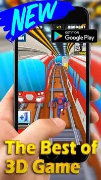 Spider Max 3D Amazing Subway Screen Shot 1