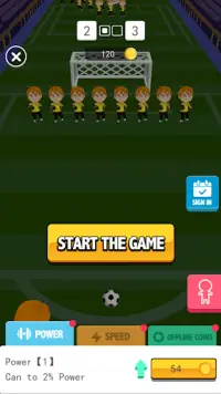 Fanático del fútbol: gran gol Screen Shot 0