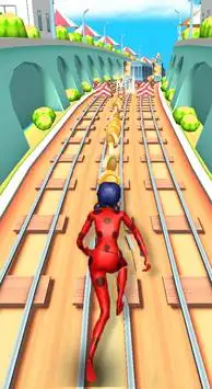 Subway Lady Runner :Super Adventure 3D Game Screen Shot 0