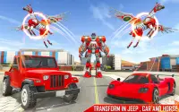 Cheval jeux jeep robot - jeu de voiture robot Screen Shot 3
