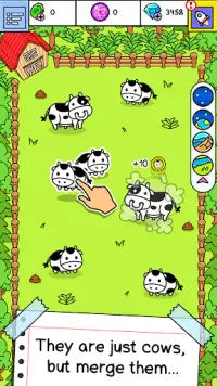 Cow Evolution: Idle Merge Game Screen Shot 0