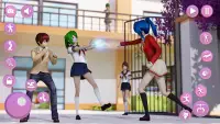 Anime School Girl Simulator 3D Screen Shot 2