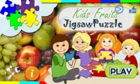 Kids Fruits Jigsaw Puzzle Game Screen Shot 0