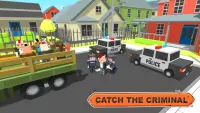 Blocky Vegas Crime Simulator:Prisoner Survival Bus Screen Shot 3