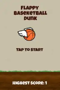 Flappy Basketball Dunk Screen Shot 0