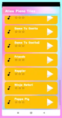 Alien  Piano Tiles Screen Shot 4