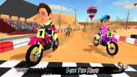 procès vélo saleté Cours:Piste Motocros Courser 3D Screen Shot 2