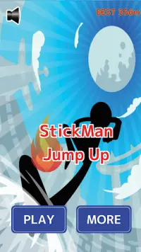 stickman jump-up to avoid mines Screen Shot 6