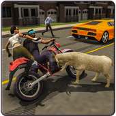 Angry Goat in Town Simulator 3D Goat Frenzy attack