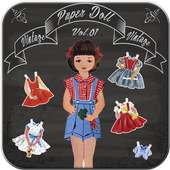 Vintage Paper Doll Dress Up