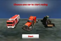 camion route course voiture Screen Shot 3