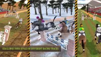 Championnat du cheval de course 3D saut Stunts 18 Screen Shot 13