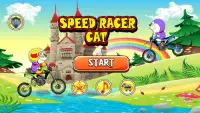 Speedy Cat Racer Screen Shot 1