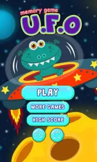 UFO Memory Game Screen Shot 0