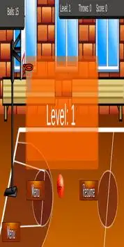 Basketboll oyunu Screen Shot 1
