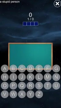 Hangman game in space 3D Screen Shot 4