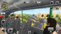Simulador de ônibus offroad 3D: Autocarro de ônibu Screen Shot 8