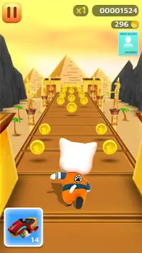 Pet runner - Cat run games Screen Shot 2