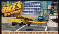 Flying School Bus Racing Screen Shot 13