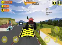 Monster Truck 3D Безумие Screen Shot 10