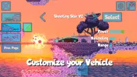Pixel Boost League - 2D Rocket Powered Car Soccer Screen Shot 1