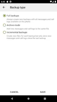 SMS Backup & Restore Screen Shot 7