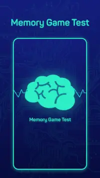 Memory Game Test Screen Shot 0