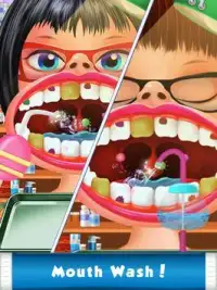 Nerdy Niña Dentista Doctor Juego Screen Shot 2