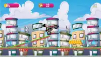 Robin Super Titans Go superhero Moto Racing Screen Shot 0