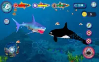Underwater Sea Monster Attack - Shark Simulator 3D Screen Shot 1