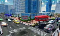 Elevated Bus Simulator: Futuristic Concept Driver Screen Shot 2