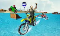 Water Surfer Beach Bike Race Games 🆓 Screen Shot 0
