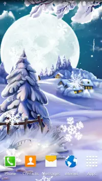 Winter Landscape Wallpaper Screen Shot 2