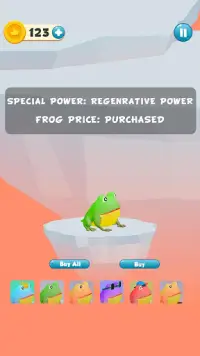 Tap the frog- Homeless Frog Games Screen Shot 12