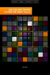 Color Sudoku Screen Shot 2