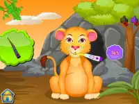 女の子のためのライオンの出産ゲーム Screen Shot 2
