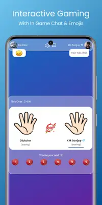 Hand Cricket - Multiplayer Screen Shot 4