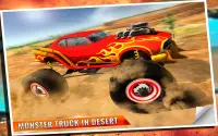 4x4 offroad Monster Truck Impossible Desert Track Screen Shot 11