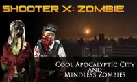 Shooter X: Zombie Screen Shot 1