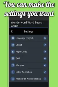 Wonderword Word Search Game Screen Shot 2