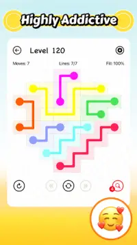 Lined - Free Pipe Game, Connect the Dots Screen Shot 2