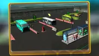 3D Airport Bus Parking Screen Shot 2