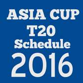 Asia Cup T20 Schedule 2016