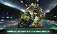 robot moto: transformator robot perang futuristik Screen Shot 0