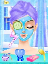 Ice Queen Makeup: Ice Princess Salon Screen Shot 1