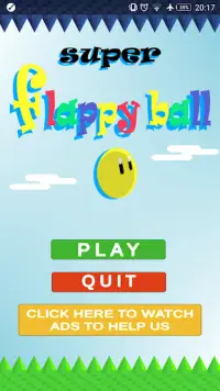 Super Flappy Ball Screen Shot 0